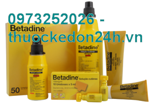 Betadine 125ml vàng ( chai ) - Dung dịch vệ sinh phụ khoa 