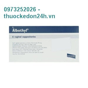 Thuốc Albothyl 90mg - Viên đặt âm đạo 