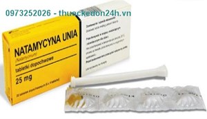Thuốc Natamycyna UNIA (Natamycin 25mg) - Điều trị viêm âm đạo