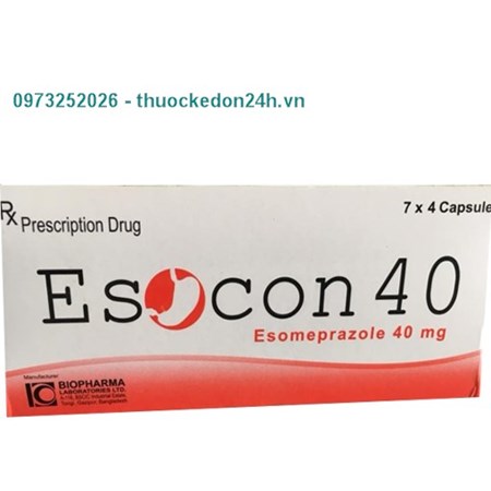 Esocon 40 - Điều trị loét dạ dày