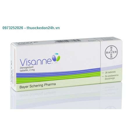 Thuốc Visanne 2mg - Điều trị lạc nội mạc tử cung 