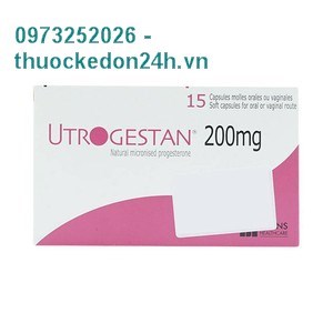 Utrogestan 200mg - Thuốc trợ thai 