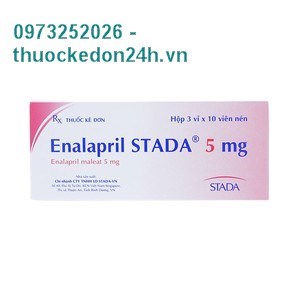 Thuốc Enalapril stada 5mg - Điều trị tăng huyết áp 