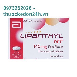 Thuốc Lipanthyl NT 145mg - Điều trị tăng cholesterol máu 