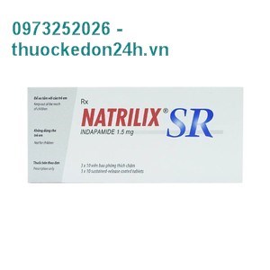 Thuốc Natrilix SR - Điều trị tăng huyết áp 