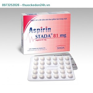 Thuốc Aspirin STADA® 81mg - Dự phòng nhồi máu cơ tim và đột quỵ