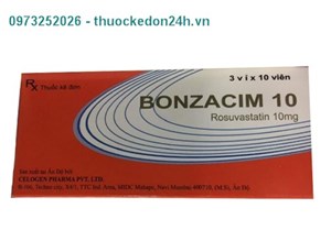 Thuốc Bonzacim 10mg - Điều trị tăng mỡ máu 