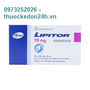 Thuốc Lipitor 10mg - Điều trị rối loạn lipid máu 
