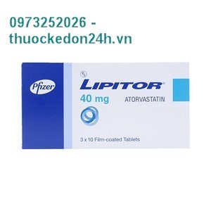 Thuốc Lipitor 40mg - Điều trị tăng cholesterol máu 