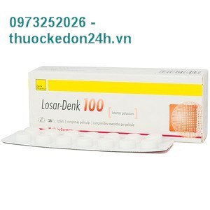 Thuốc Losar-Denk 100mg - Điều trị tăng huyết áp 