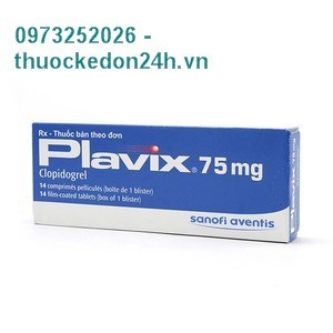 Thuốc Plavix 75mg - Chống kết tập tiểu cầu 
