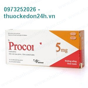 Thuốc Procoralan 5mg - Điều trị đau thắt ngực 