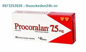 Thuốc Procoralan 7,5mg - Điều trị đau thắt ngực 