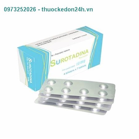 Thuốc Surotadina 10mg (Rosuvastatin 10mg)