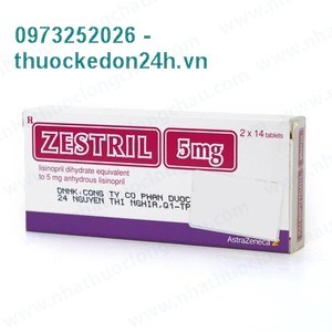 Thuốc ZESTRIL 5mg - Điều trị tăng huyết áp 