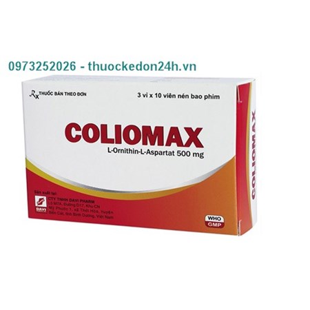 Coliomax 500mg - Điều Trị Về Gan