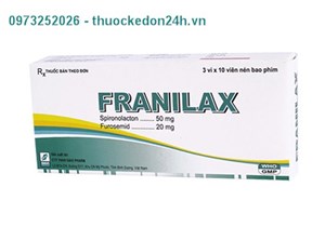 Franilax 50mg/20mg - Điều trị phù, báng bụng do sung huyết sơ gan