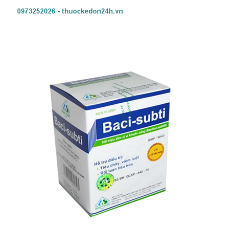 Thuốc Baci-subti -  Điều trị Rối loạn tiêu hóa