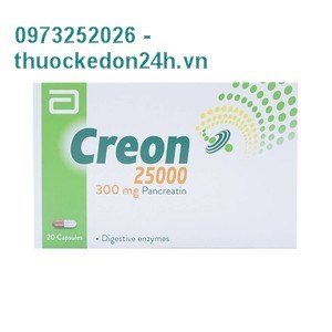  Thuốc Creon 25000 - Điều trị thiểu năng tụy ngoại tiết 