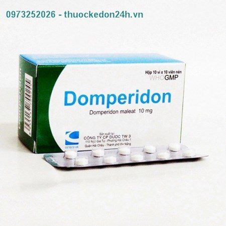 Thuốc Domperidone 10mg (TW3) - Điều trị viêm dạ dày mạn