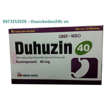 Thuốc Duhuzin 40mg - Ðiều trị & dự phòng tái phát