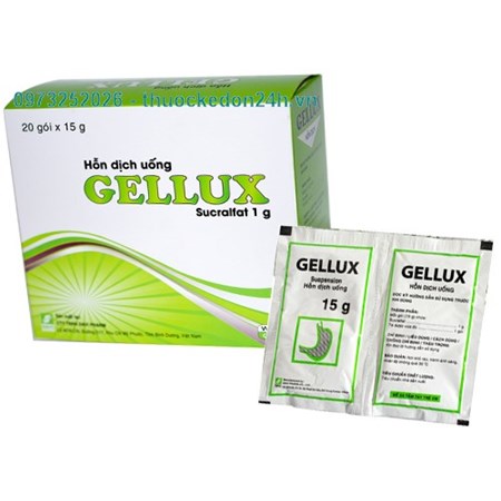 Thuốc Gellux 1g – Hỗn dịch uống