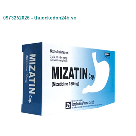 Thuốc Mizatin - Điều trị loét dạ dày lành tính