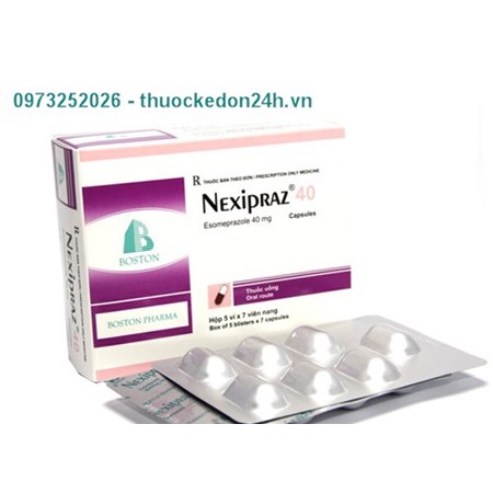 Thuốc Nexipraz 40mg - Điều trị viêm xước thực quản 