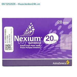 Thuốc Nexium 20mg - điều trị  bệnh trào ngược dạ dày-thực quản