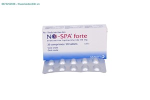 No-spa forte 80mg thuốc giảm co thắt đường tiêu hóa 