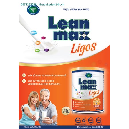 Lean Max Ligos – Dinh Dưỡng Bổ Sung Cho Người Bệnh Gan