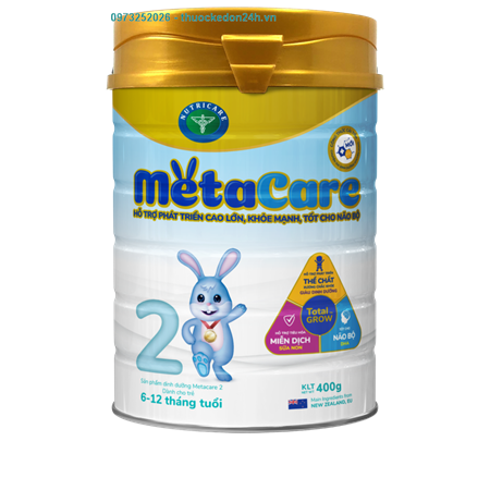 Sữa cho bé – Metacare 2 – Lon 400g