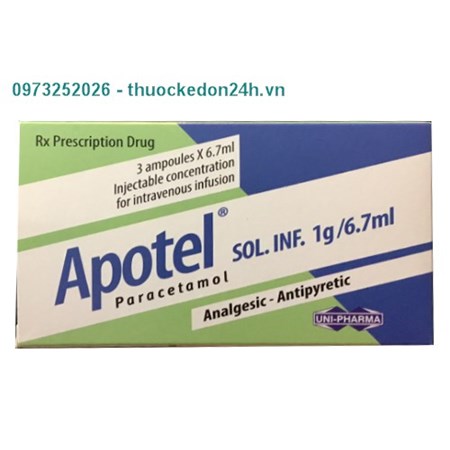 Thuốc Apotel- Dung Dịch Truyền Tĩnh Mạch 