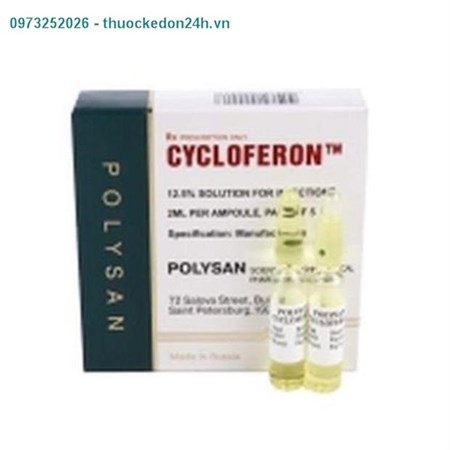 Thuốc Cycloferon- Điều Trị Viêm Gan