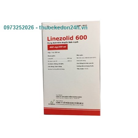 Thuốc Linezolid 600 - Điều trị chủng vi khuẩn nhạy cảm