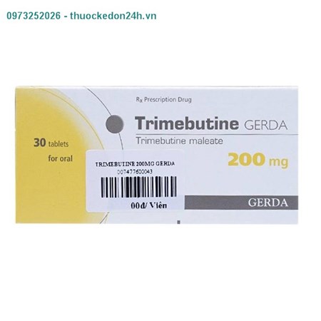 Trimebutine Gerda 200mg- Giảm Co Tắt Đường Tiêu Hóa