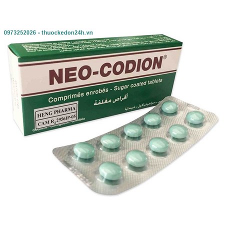 Thuốc Neo-codion – Giảm ho