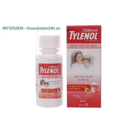 Thuốc Tylenol Children’s – Giảm đau, hạ sốt cho trẻ 