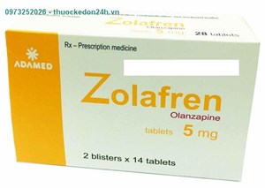 Thuốc Zolafren 5mg ( Olanzapin 5mg )