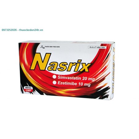 Nasrix - Thuốc Hạ Mỡ Máu