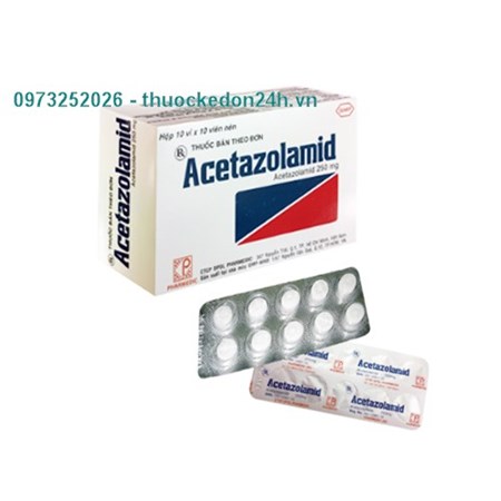 Thuốc Acetazolamid 250mg