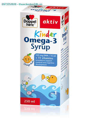 Kinder Omega-3 Syrup - Hỗ trợ phát triển não bộ 