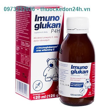  ImunoGlukan P4H – Si rô Uống bảo vệ sức khỏe