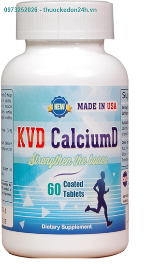 Thuốc KVD CalciumD - Bổ sung Calcium và Vitamin D