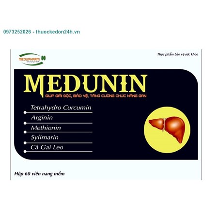  MEDUNIN – Thực phẩm chức năng tăng cường bảo vệ chức năng Gan