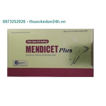  Mendicet Plus – Vitamin và Khoáng chất