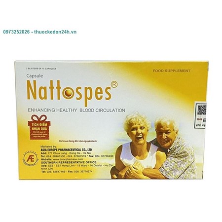 Nattospes Capsule - Phòng ngừa tai biến
