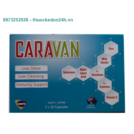  CARAVAN –Tái tạo Tế Bào Gan, Làm Đẹp Da