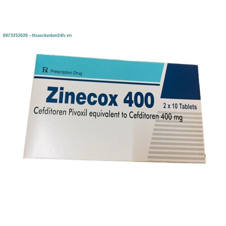 Thuốc Zinecox 400mg