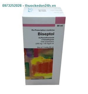 Thuốc Biseptol – Hỗn dịch uống